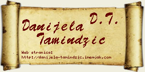 Danijela Tamindžić vizit kartica
